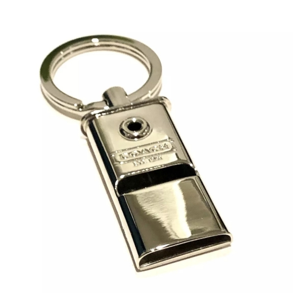 COPY - NWOT Coach Polished Silver Whistle Bagcharm/Keyring - Picture 5 of 5